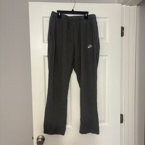 Nike Sweatpants Mens Large Gray BV2707-010 Fleece Joggers Athletic Pants Logo